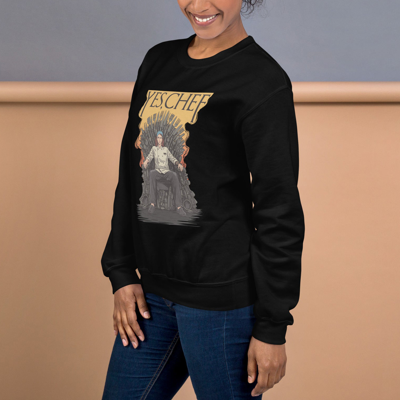 Ruby Yes Chef Bistro Huddy Sweatshirt Bistro Huddy Apparel Unique Present For Friends