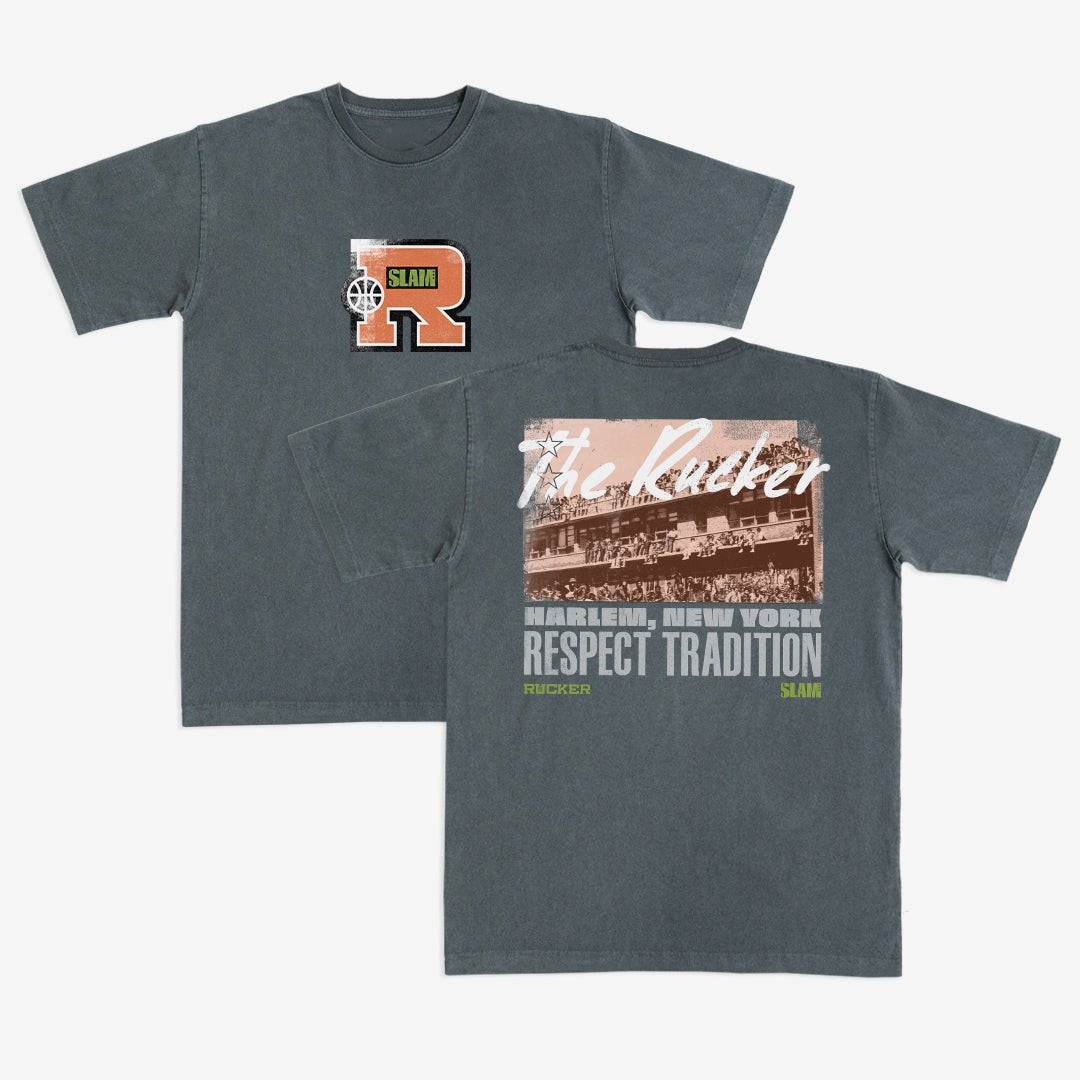 Rucker Park x SLAM Respect Tradition T-Shirt Basketball Clothing Cool Gift For Coworkers