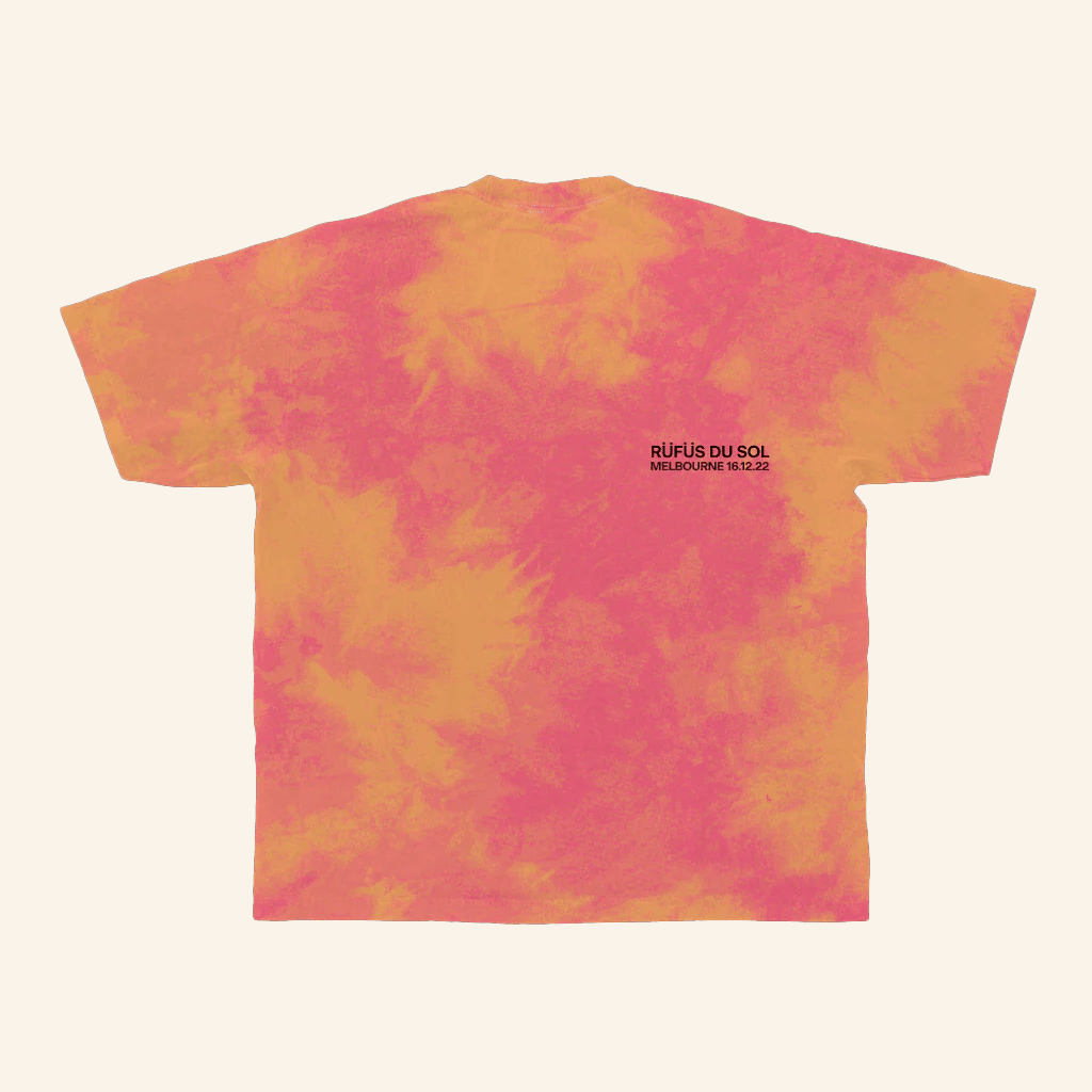 Rufus Du Sol Merch Melbourne 16 12 22 Tie Dye T-Shirt Presents For Music Lovers