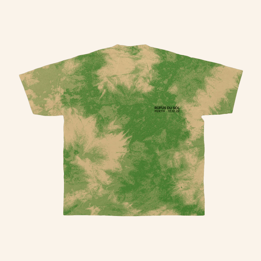 Rufus Du Sol Merch Perth Green 17 12 22 Tie Dye T-Shirt Cool Gifts For Music Lovers Rufus Du Sol Merch Perth Green 17 12 22 Tie Dye T-Shirt Cool Gifts For Music Lovers