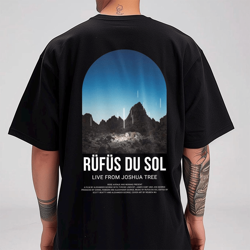 Rufus Du Sol Merch Rufus Du Sol Live From Joshua Tree T-Shirt Father's Day Gifts