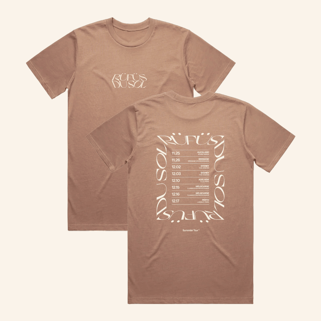Rufus Du Sol Merch Tour Dates T-Shirt Gifts For Music Lovers