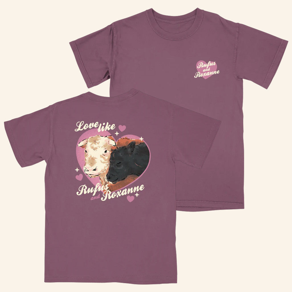Rufus The Bull Merch Love Like Rufus And Roxanne T-Shirt Gifts For Best Friends Rufus The Bull Merch Love Like Rufus And Roxanne T-Shirt Gifts For Best Friends
