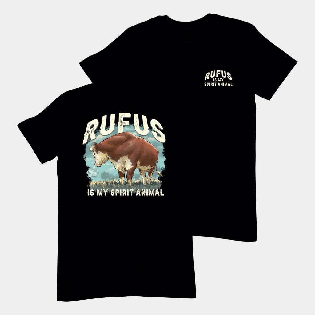 Rufus The Bull Merch Rufus Is My Spirit Animal T-Shirt Best Gifts For Brother
