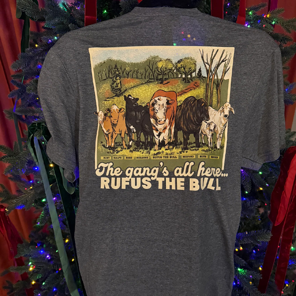 Rufus The Bull Merch The Gangs All Here T-Shirt Gifts Ideas For Dad
