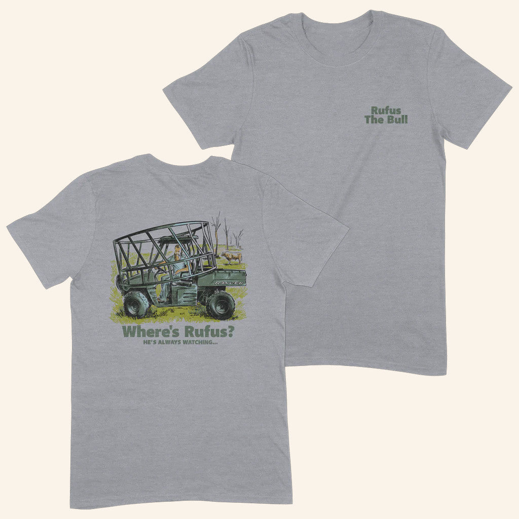 Rufus The Bull Merch Where's Rufus Ranger T-Shirt Best Gifts For Friends
