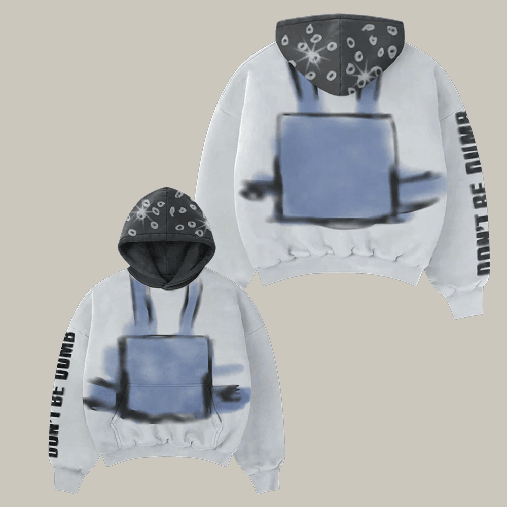 Rugahand Pearl Head Hoodie Don't Be Dumb ASAP Rockey Merch Rap Music Lover Gifts