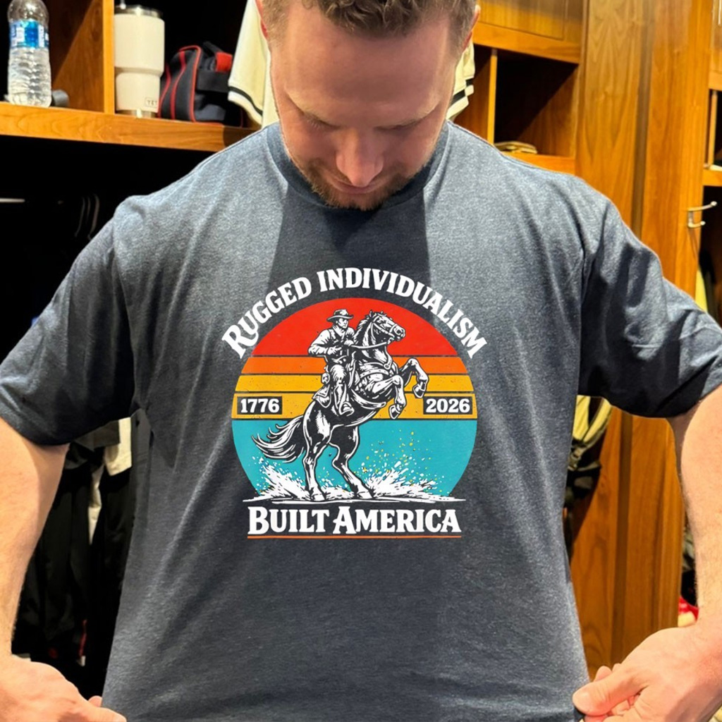 Rugged Individualism Patriotic Built America 1776 2026 Vintage Shirt Gifts For Patriots