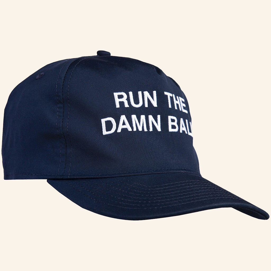 Run The Dang Ball Hat Embroidered Football Game Day Hat Gift Ideas For Football Lovers