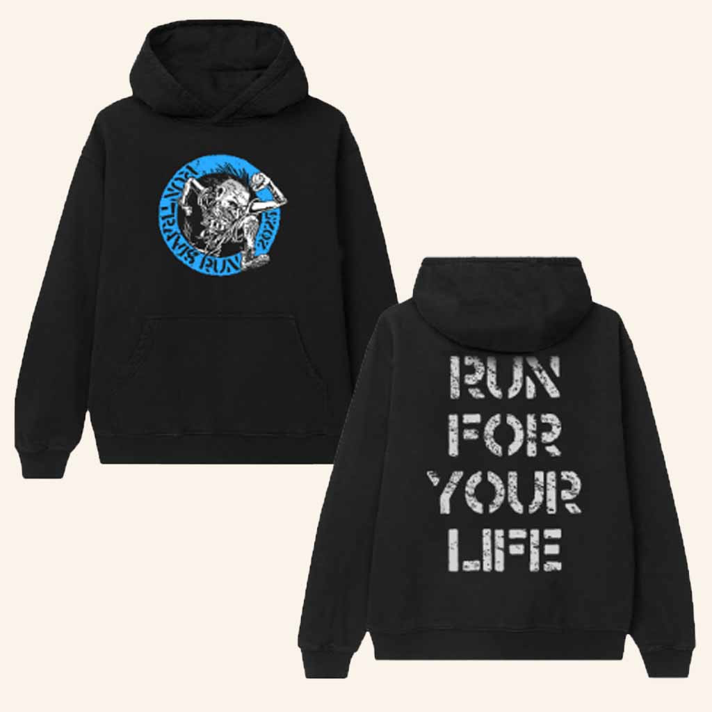 Run Travis Run Merch RTR Punk Circle Logo Hoodie Best Christmas Gifts For Friend Run Travis Run Merch RTR Punk Circle Logo Hoodie Best Christmas Gifts For Friend