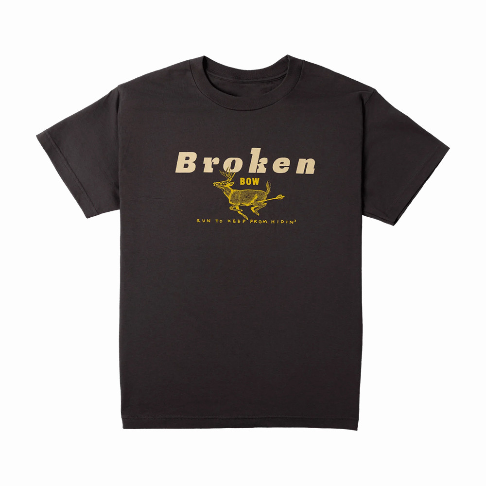 Runnin Buck Coal Broken Bow Country T-Shirt Streetwear Apparel Broken Bow Country Gift Idea