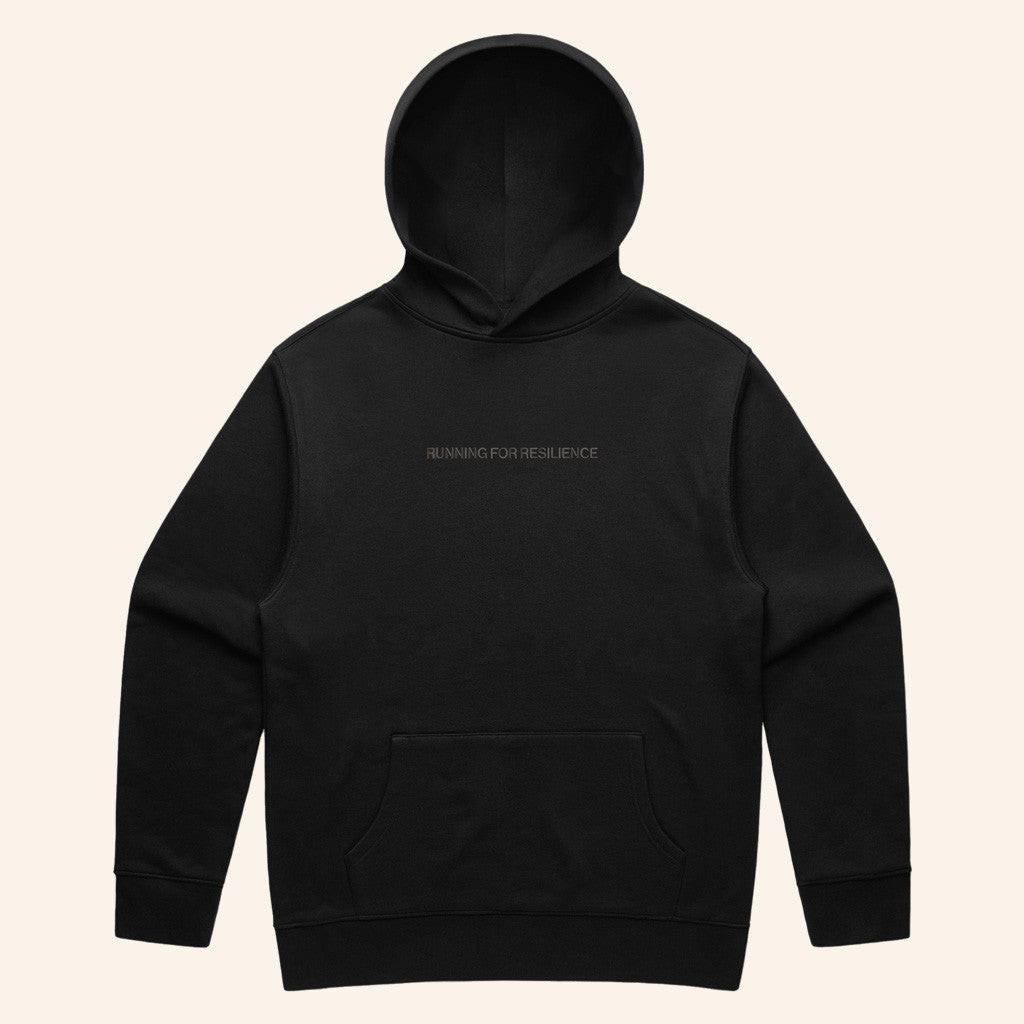Running For Resilience Merch Lifestyle Hoodie Present For Husband