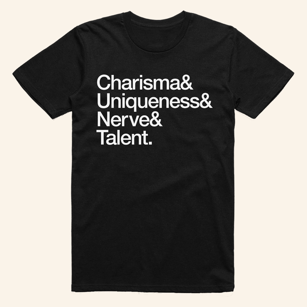 RuPaul's Drag Race Merch Charisma Uniqueness Nerve And Talent T-Shirt Gifts For Dad