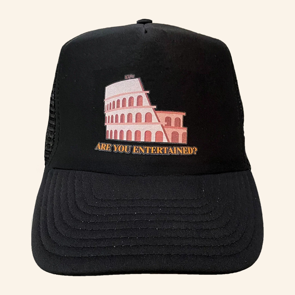Russ Merch Are You Entertained Trucker Hat Gifts For Rapper Fans