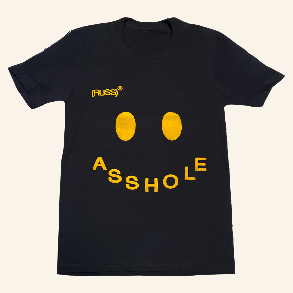 Russ Merch ASSHOLE T-Shirt Best Gifts For Rapper Fans Russ Merch ASSHOLE T-Shirt Best Gifts For Rapper Fans