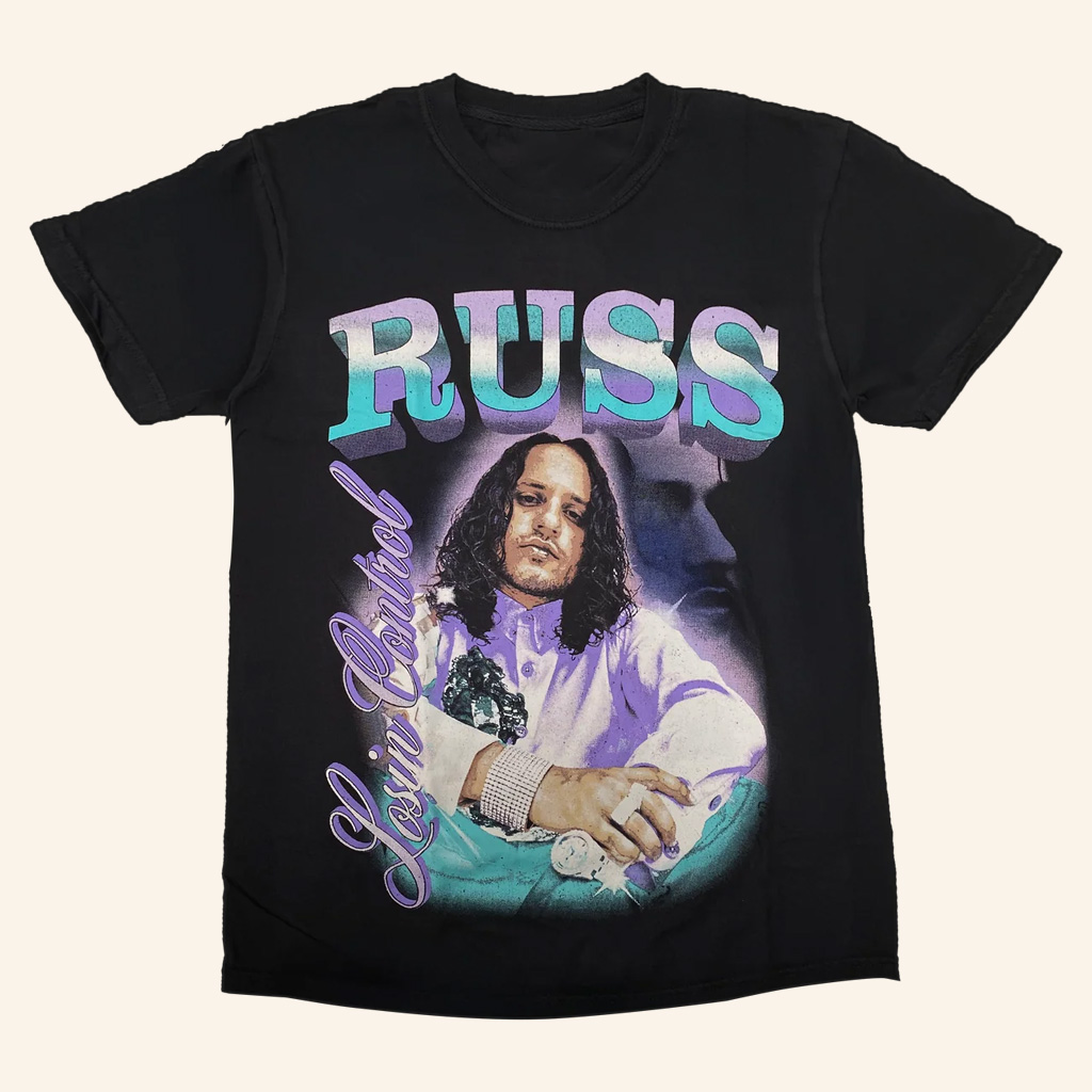 Russ Merch Losin Control Russ T-Shirt Gifts For Rapper Fans Russ Merch Losin Control Russ T-Shirt Gifts For Rapper Fans