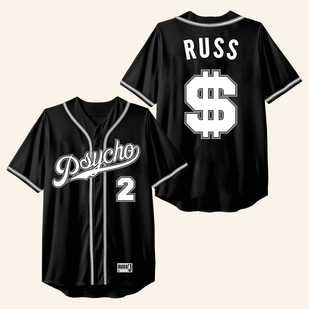 Russ Merch Psycho Pt 2 Jersey Gifts For Rapper Fans Russ Merch Psycho Pt 2 Jersey Gifts For Rapper Fans
