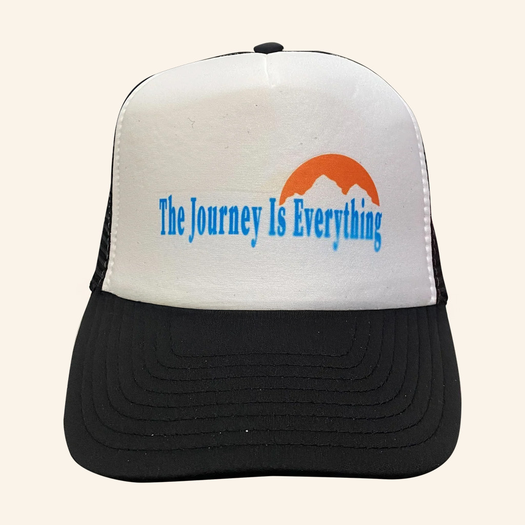 Russ Merch The Journey Is Everything Trucker Hat Birthday Ideas For Husband