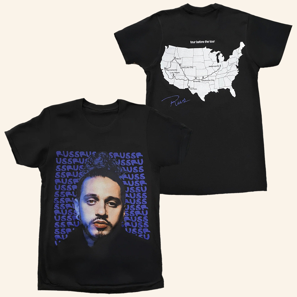 Russ Merch Tour Before Tour T-Shirt Russ Shirt Best Gifts For Husband