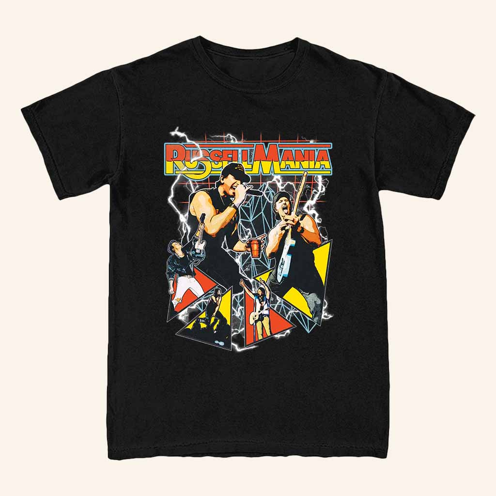 Russell Dickerson Merch Russellmania T-Shirt Unique Gifts For Music Lovers Russell Dickerson Merch Russellmania T-Shirt Unique Gifts For Music Lovers