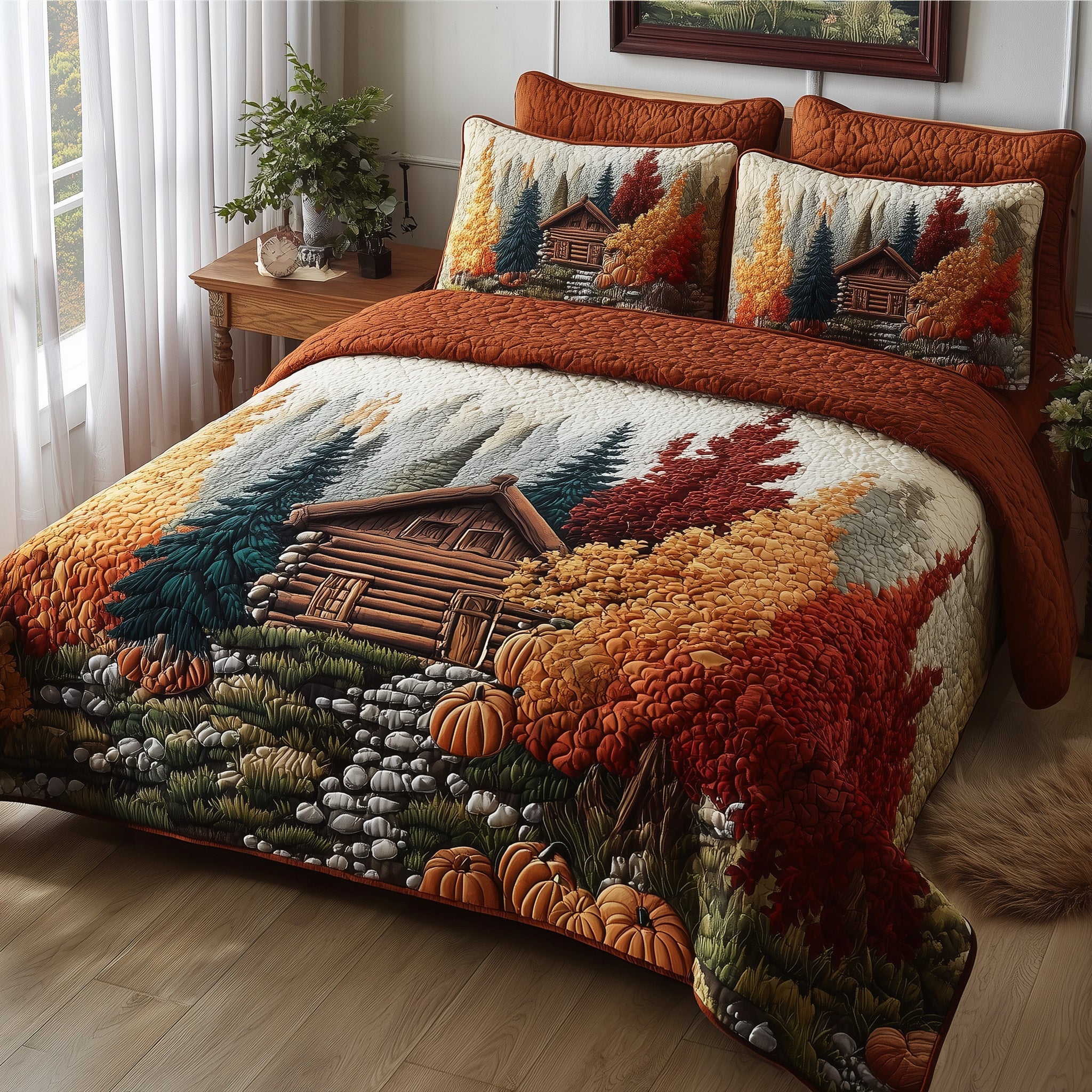 Rustic Cabin Quilted Bedding Set Ultimate Comfort
