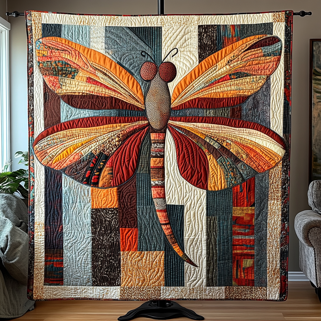 Rustic Flutter Quilted Blanket Holiday Throw Blanket Best Butterfly Gifts