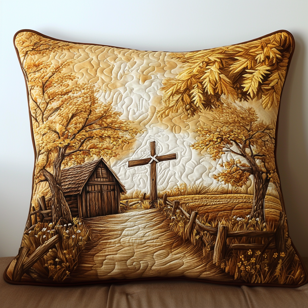 Rustic Grace Quilted Pillow Case Nice Pillow Covers Good Christian Gifts