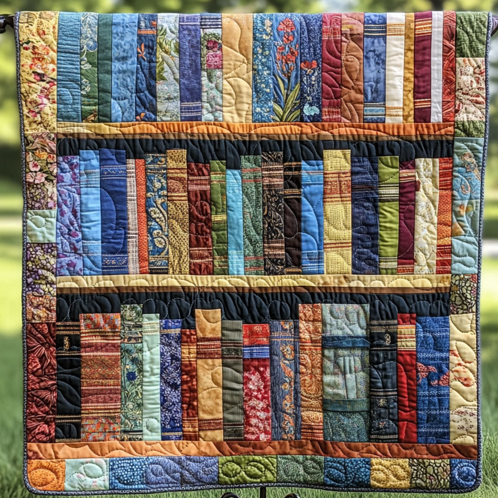 Rustic Harmony Quilted Blanket Nice Throw Blanket Gifts For Book Worm