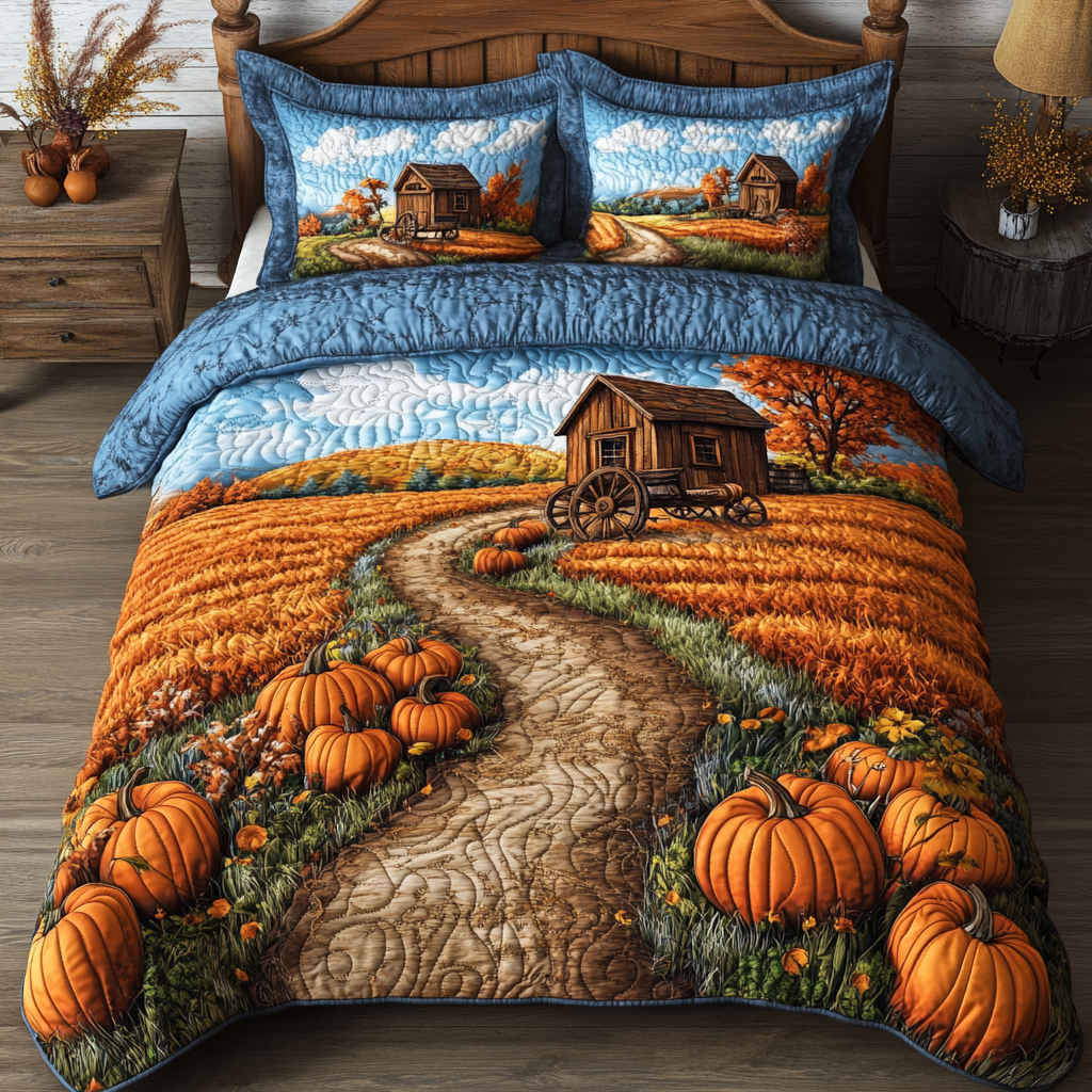 Rustic Home Quilted Bedding Set Cute Room Decor Cute Fall Gifts For Girlfriend