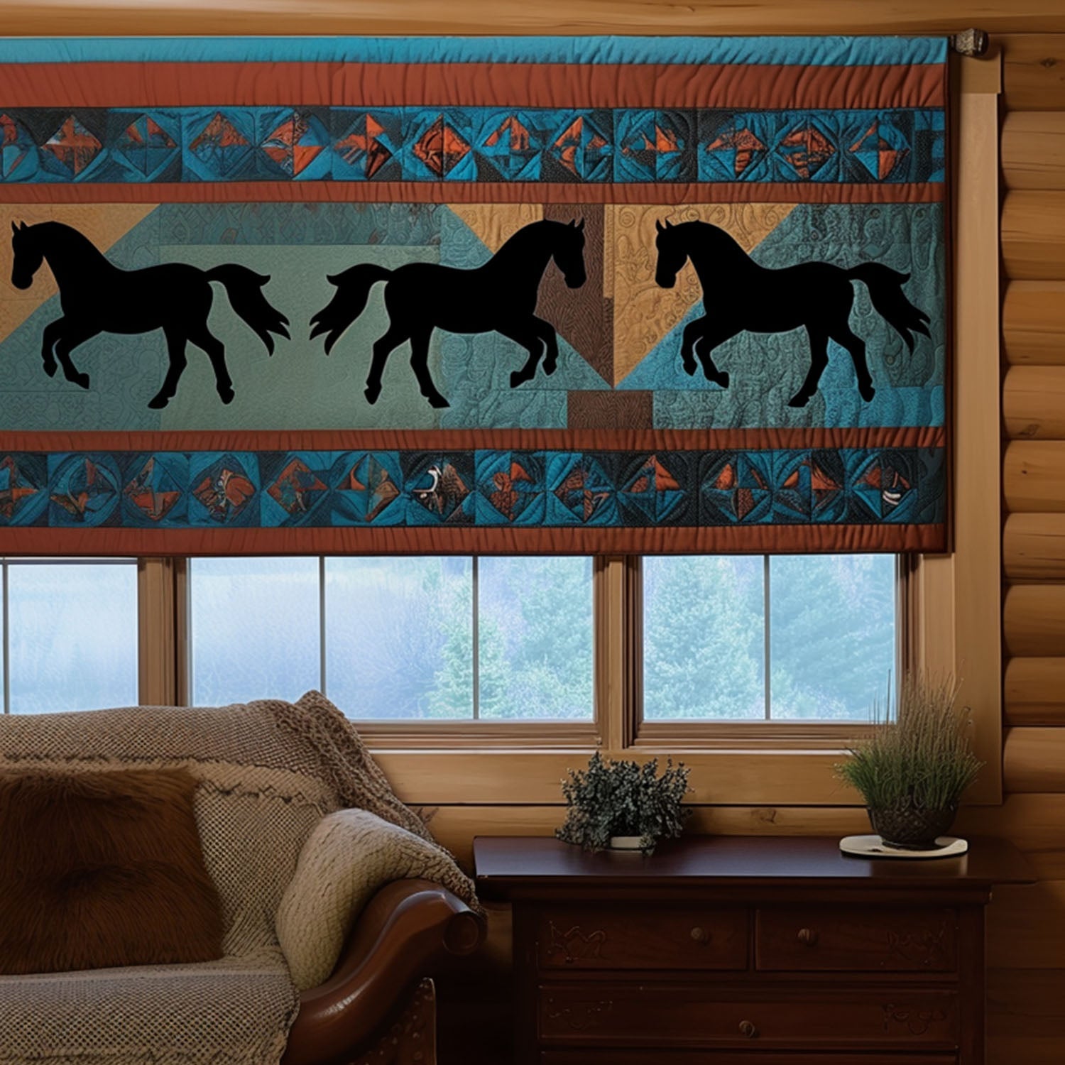Rustic Horizon Quilted Valance Entryway Design Ideas Christian Gifts For Teens