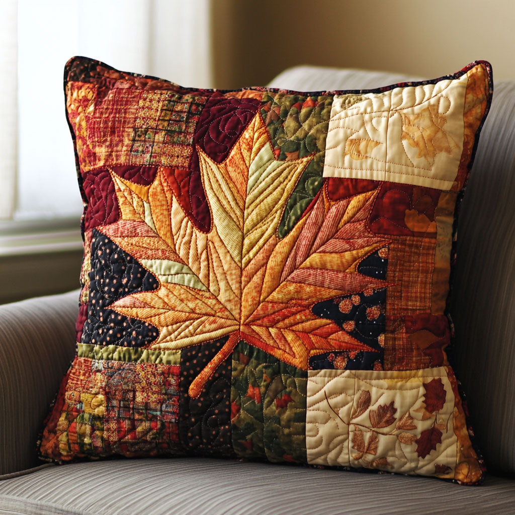 Rustic Maple Quilt Pillow Case Perfect Pillow Case Gift for Family and Friends(1)