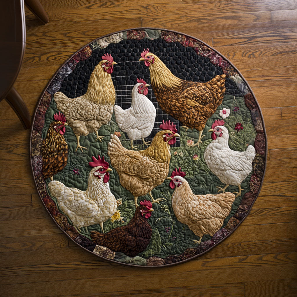 Rustic Peck Quilted Round Mat Front Entryway Ideas Best Christmas Gift For A Farmer