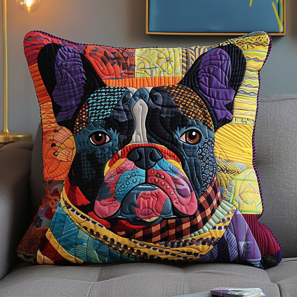 Rustic Puppy Quilt Pillow Case Lightweight and Soft Pillowcase for Daily Use