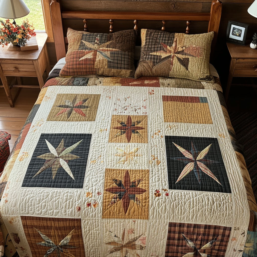 Rustic Radiance Quilted Bedding Set Rustic Bed Decor Secret Santa Pressent Ideas