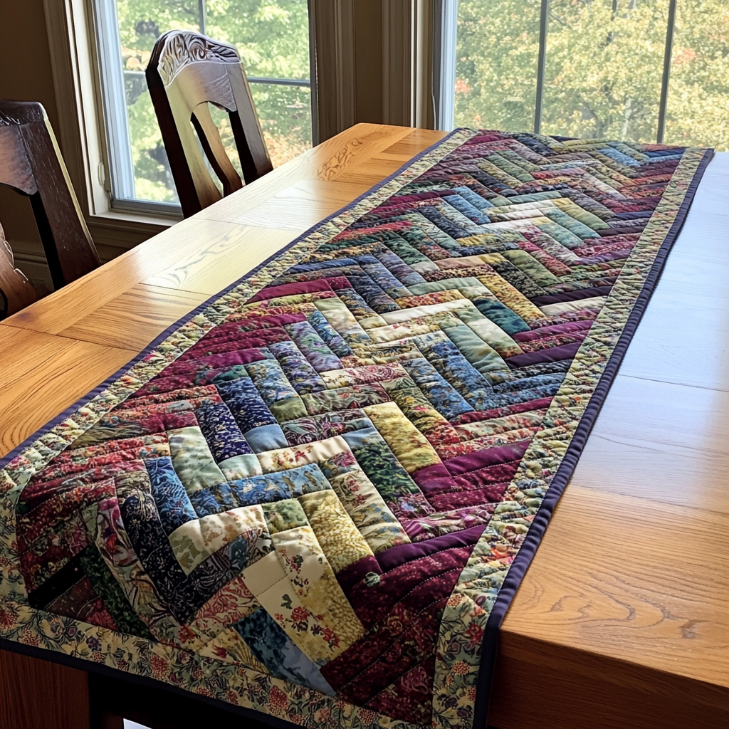 Rustic Reflections Quilted Table Runner Dining Table Decor Ideas Gifts For Family