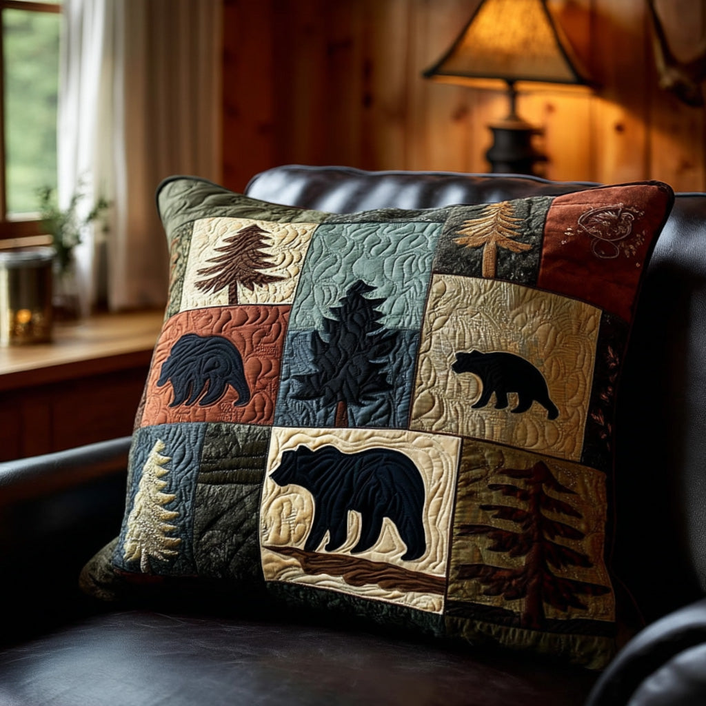 Rustic Refuge Quilted Pillow Case Nice Pillow Covers Nature Lover Gift Ideas