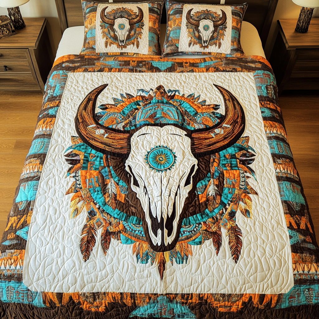 Rustic Soul Quilted Bedding Set Queen Size Comforter Set Best Gift for Mother In Law