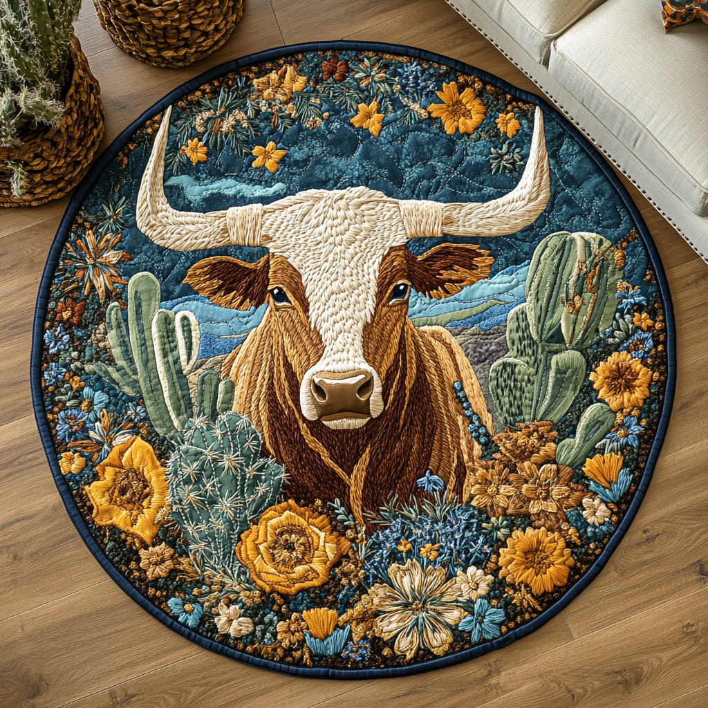 Rustic Trail Quilted Round Mat Foyer Decor Ideas Family Xmas Gift Baskets