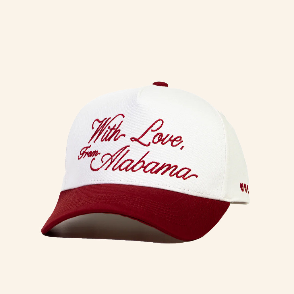Rustler Hat Co Merch With Love From Alabama Embroidered Hat Gifts For Husband Rustler Hat Co Merch With Love From Alabama Embroidered Hat Gifts For Husband