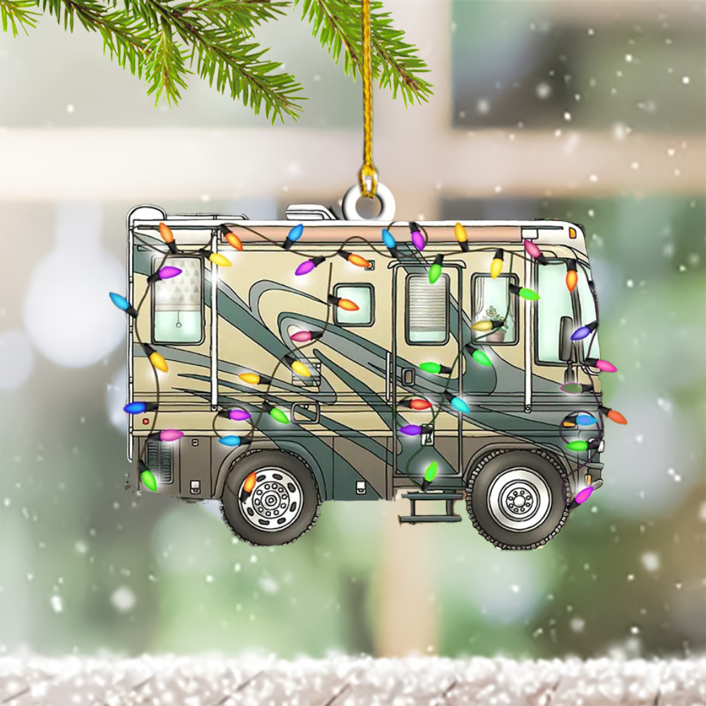 Rv Christmas Ornament Motorhome Christmas Tree Ornaments Gifts For Camper