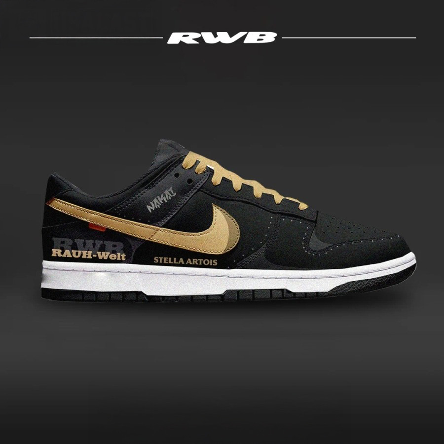 RWB Stella Artois Livery SB Dunk Low Shoes Gifts For Motorcycle Riders