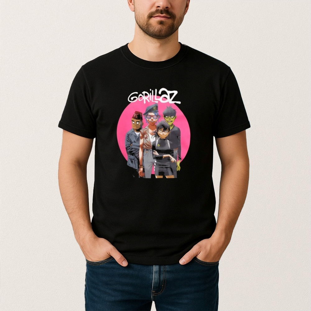 Ryan Gosling Gorillaz Humanz Group T-Shirt Gorillaz Clothes Music Lover Present