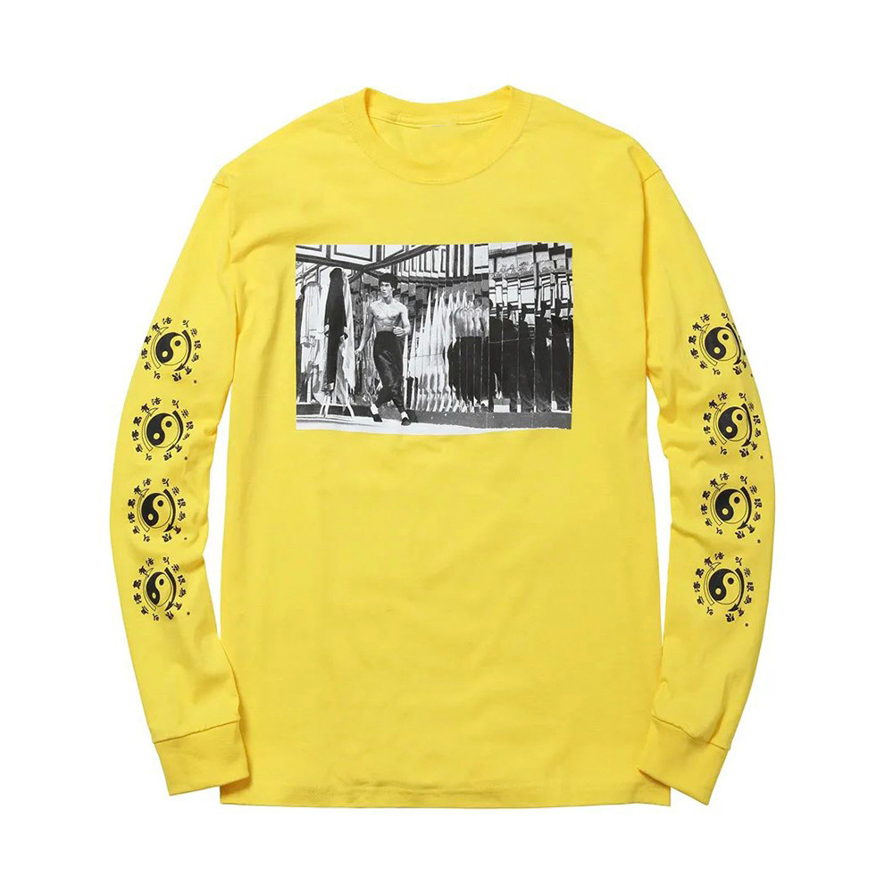 Ryan Gosling Supreme Bruce Lee Mirrors Long Sleeve Shirt Bruce Lee Clothing Gift For Fans