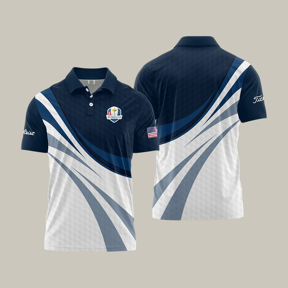 Ryder Cup Golf Team Polo Shirt Titleist Golf Apparel Present Idea For Best Friends