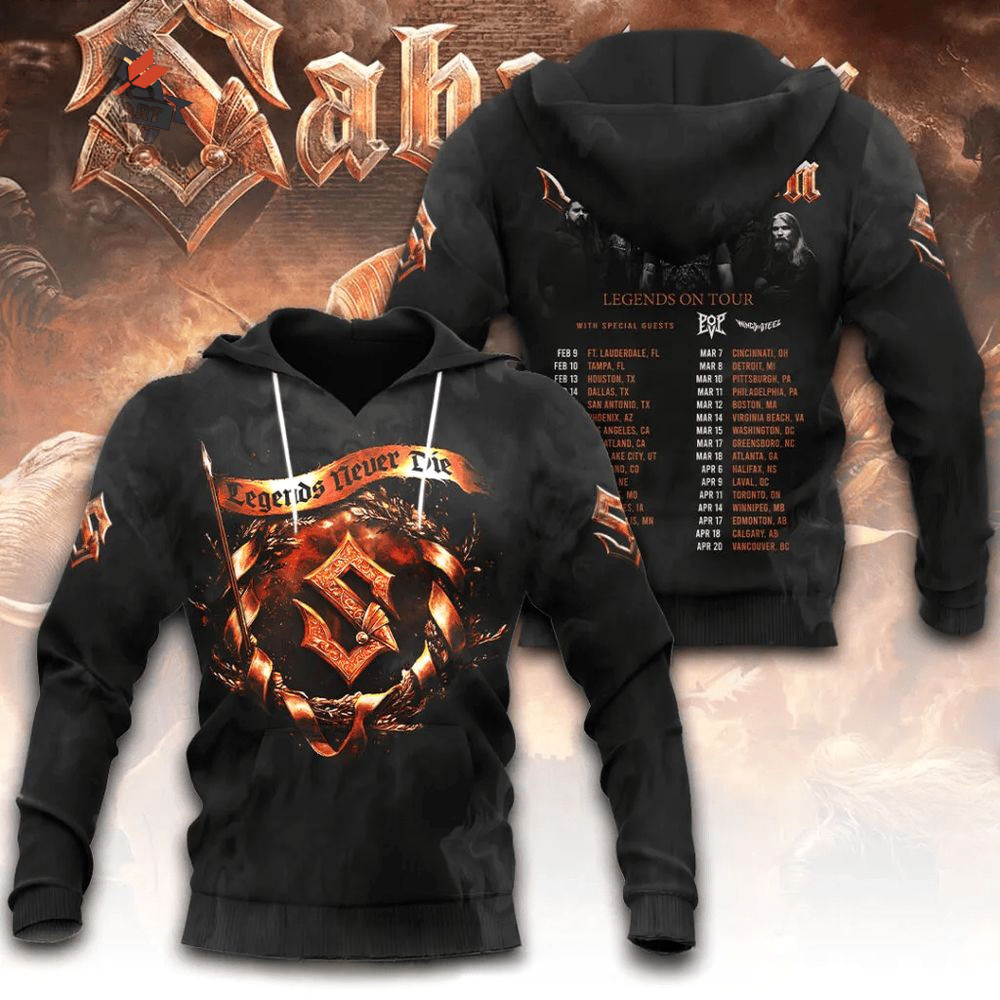 Sabaton Legends On Tour Hoodie Sabaton Merch Gifts For Band Fans