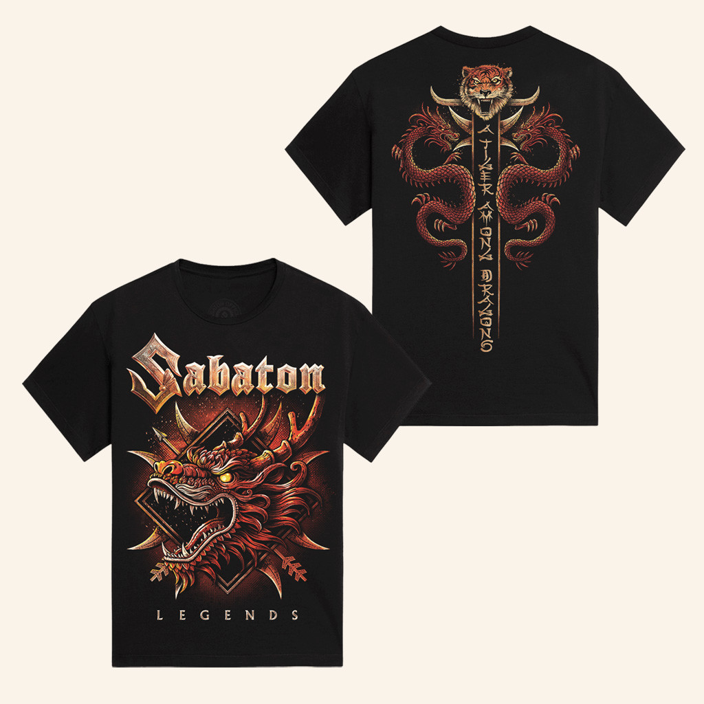 Sabaton Merch A Tiger Among Dragons T-Shirt Christmas Presents For Boyfriend Sabaton Merch A Tiger Among Dragons T-Shirt Christmas Presents For Boyfriend