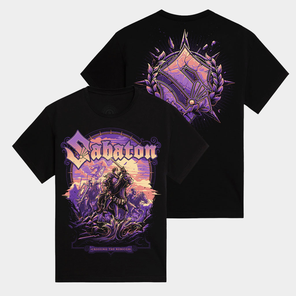 Sabaton Merch Caesar's Crossing T-Shirt Birthday Gift For Band Fans Sabaton Merch Caesar's Crossing T-Shirt Birthday Gift For Band Fans