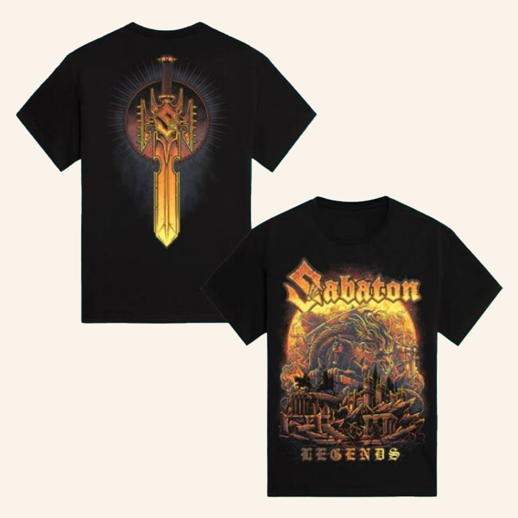 Sabaton Merch Legends Reborn T-Shirt Xmas Gifts For Band Fans Sabaton Merch Legends Reborn T-Shirt Xmas Gifts For Band Fans