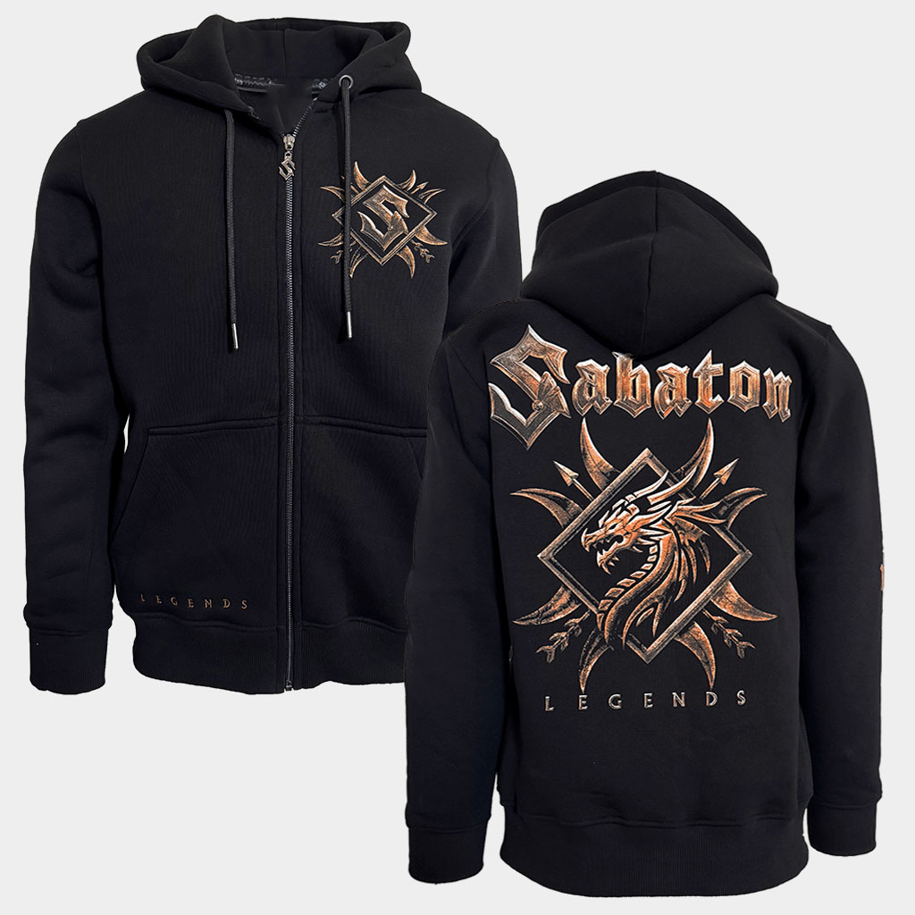 Sabaton Merch Legends Zip Hoodie Sabaton Apparel Birthday Gift For Band Fans-1