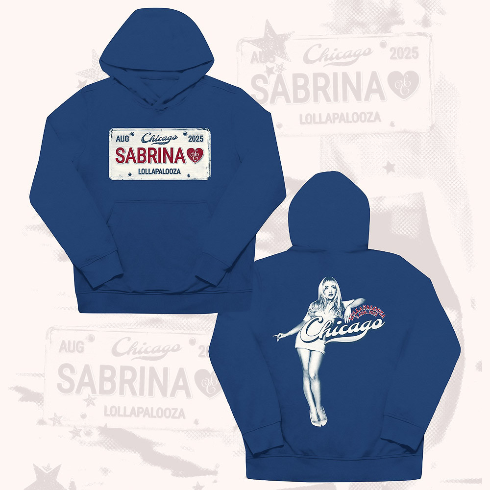 SABRINA CARPENTER 2025 Chicago Hoodie Gift Ideas For Fans